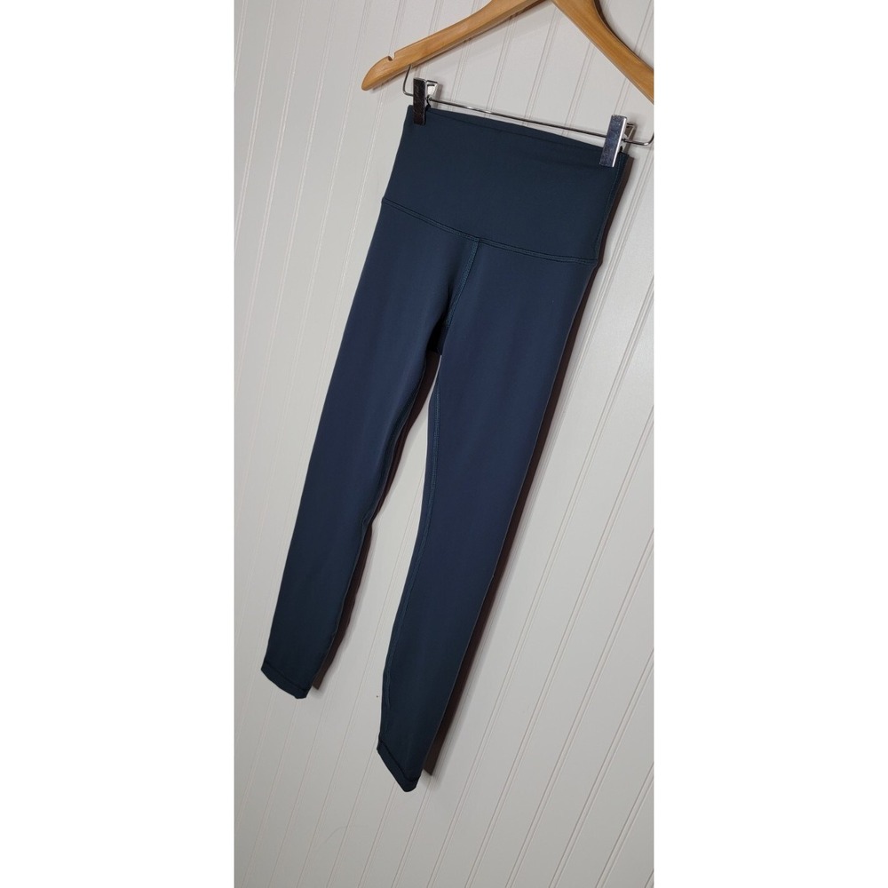 Lululemon Wunder Train High-Rise Tight 24" Blue Women's Size 4 Luxtreme - Picture 2 of 10